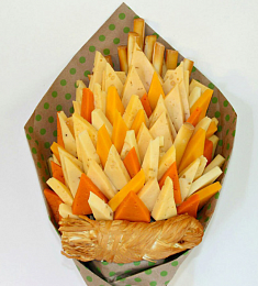 Съедобный букет "Ракфор" из сыра