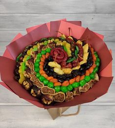 Букет из сухофруктов «С наилучшими пожеланиями»