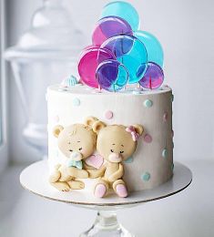 Торт "Плюшевая любовь"