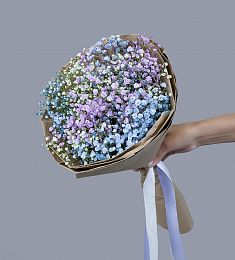 Букет из 3 разноцветных гипсофил