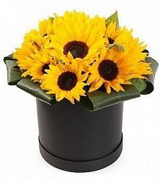 Композиция "Летняя" из подсолнухов