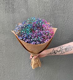 Букет из 5  гипсофил микс