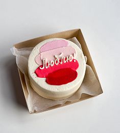 Бенто-торт "Люблю"