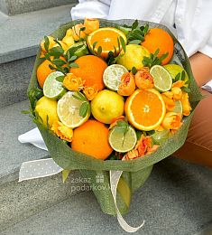 Съедобный букет "Цитрус"