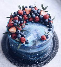 Торт "Море и звезды"