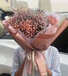 Маленькое радужное облачко из гипсофилы