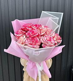 Букет "Француженка" из 9 голландских роз