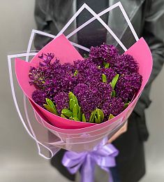 Букет из 25 гиацинтов
