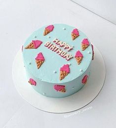 Торт "Розовое эскимо"