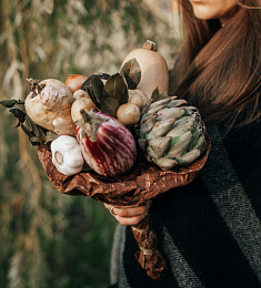 Съедобный букет "Малена" из овощей