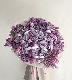 Букет "Сиреневый вихрь" из роскошной ароматной сирени