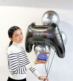 Сет с шарами «Level Up» с бенто тортиком и шариками