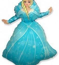 Фольгированный шар - Королева Эльза - 39"