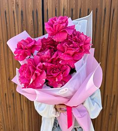 Букет "9 вывернутых роз"