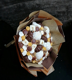 Букет из шоколада "Зефирный"