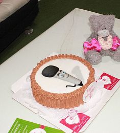 Фототорт с микрофоном