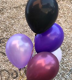 Композиция из воздушных шаров "Вайолет"