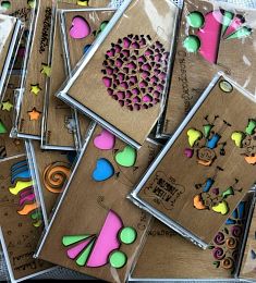 Деревянные открытки ручной работы